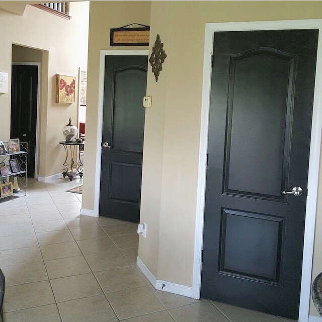 Photo of Black Suede paint color