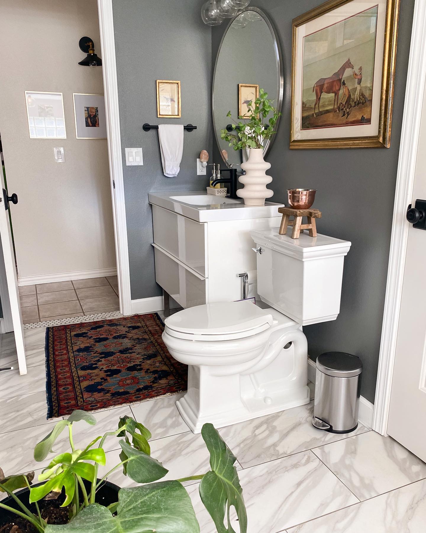 Photo of Amherst Gray paint color