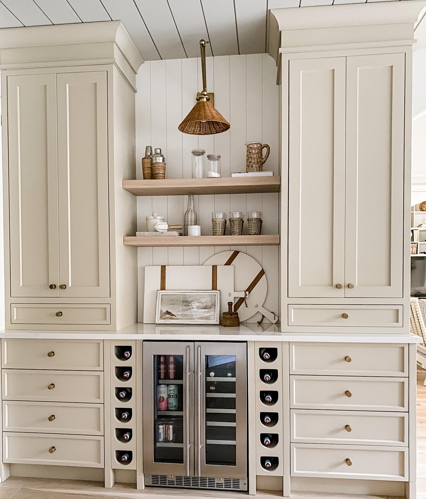 Photo of paint color bm-bleeker-beige in a Kitchen Cabinets by @harbourhomeinteriors