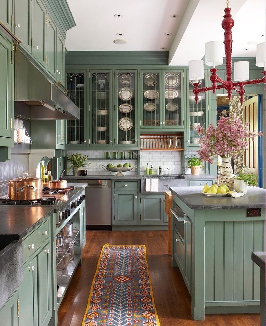 Photo of Caldwell Green paint color