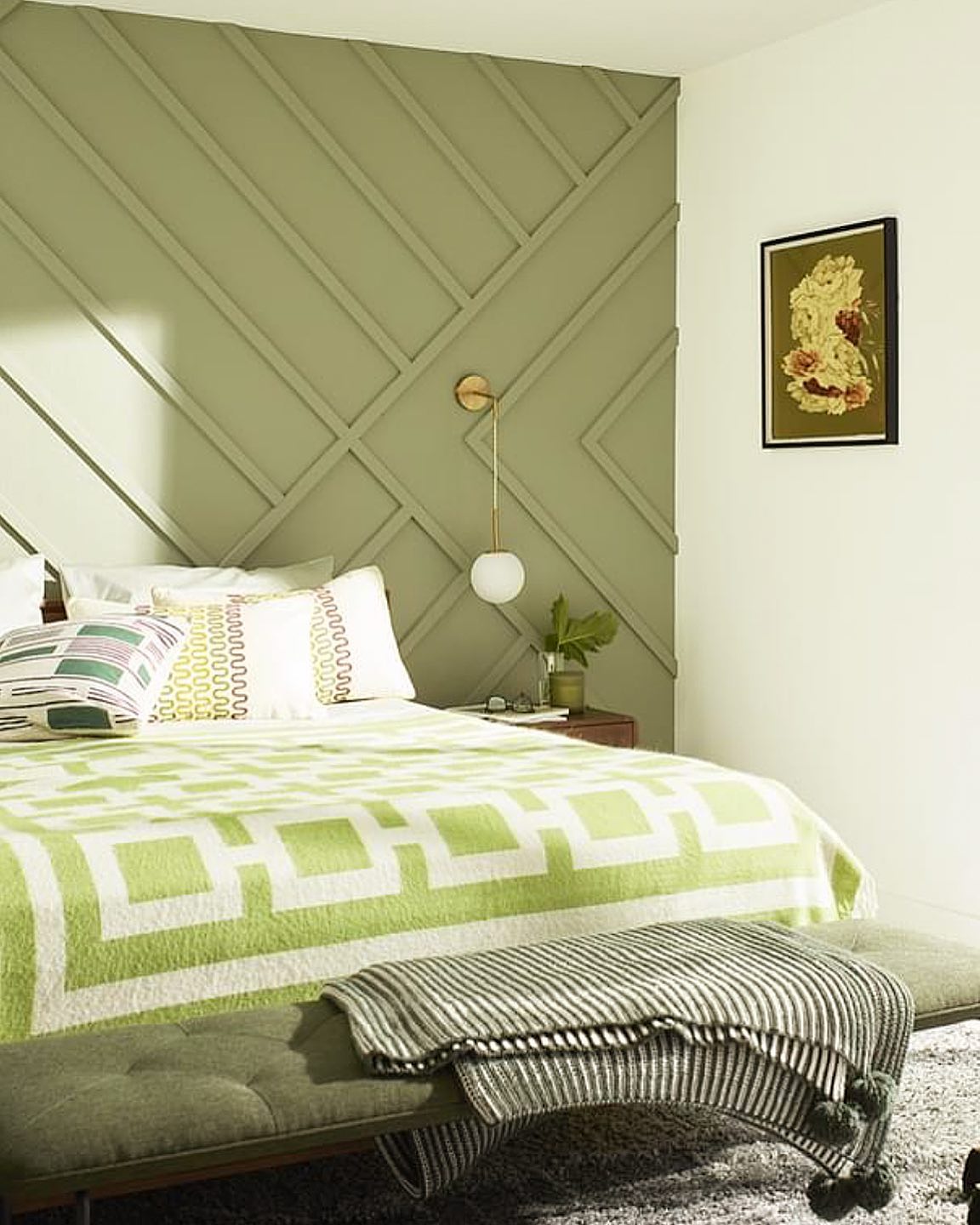 Photo of Misted Green paint color