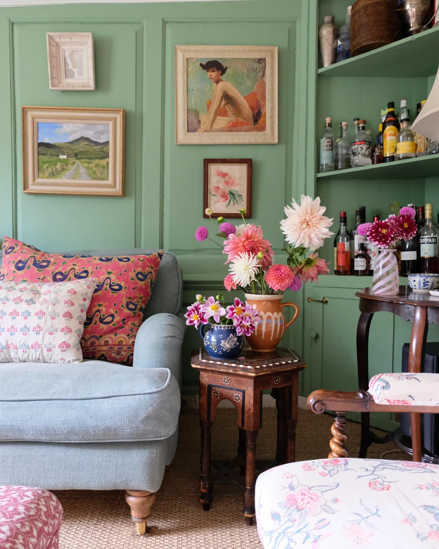 Photo of Breakfast Room Green paint color