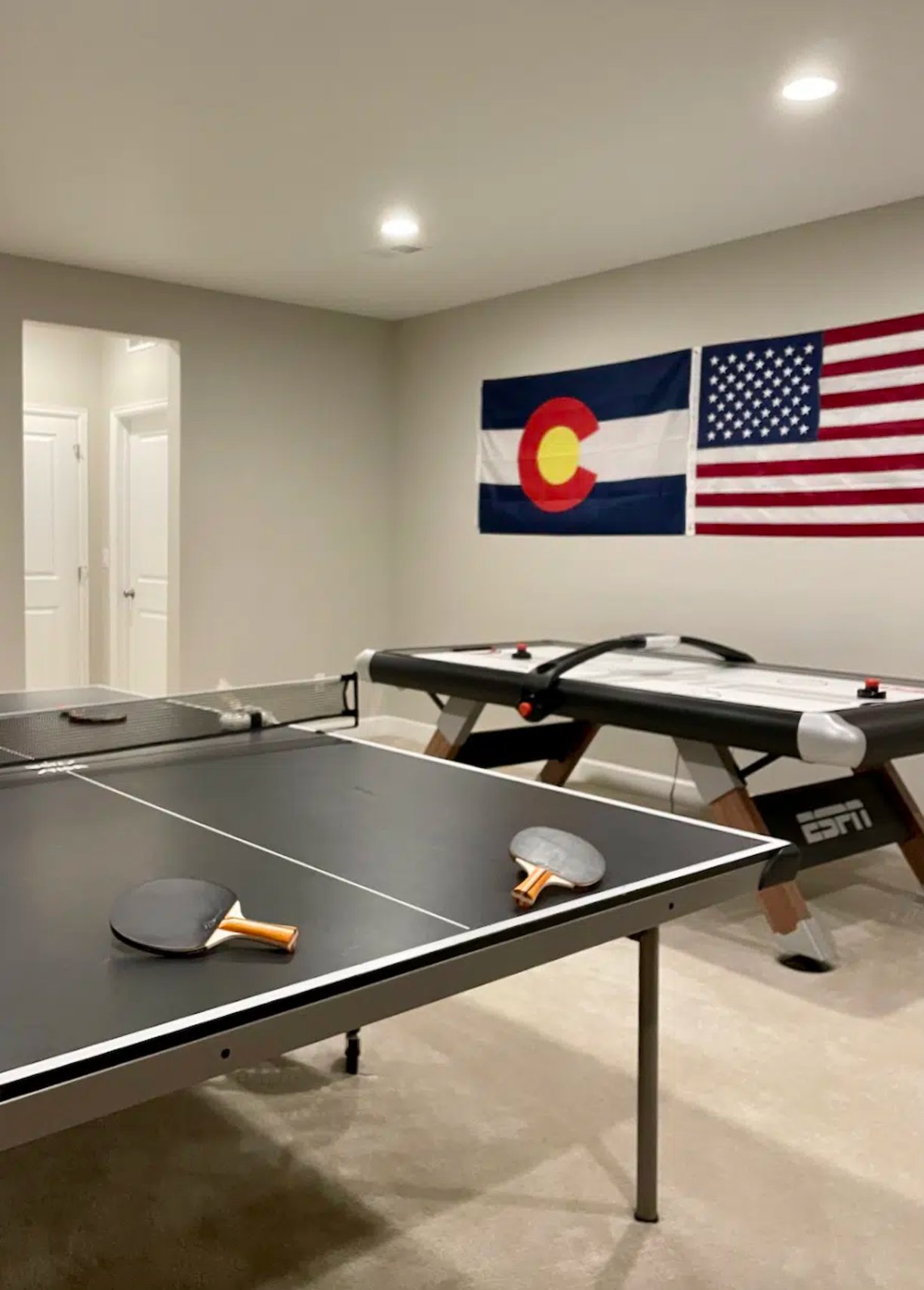 Agreeable Gray by Sherwin Williams basement