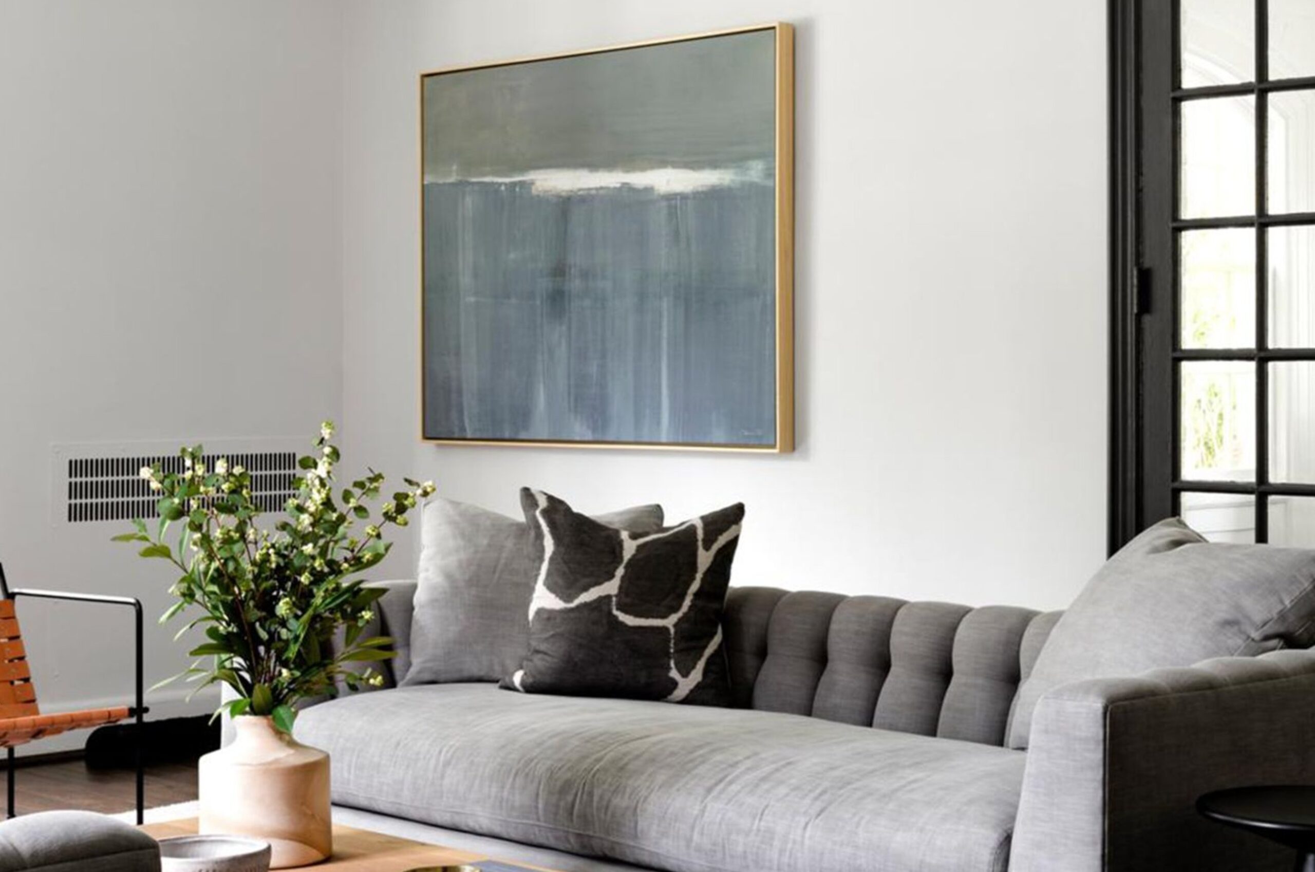 BM White Dove in a living room