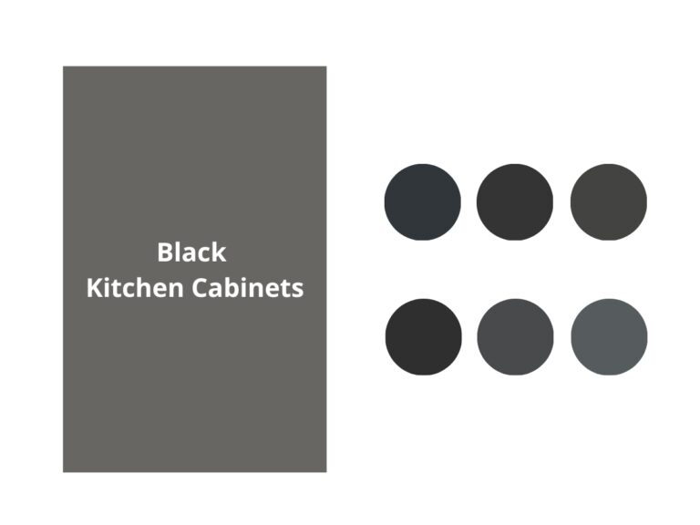 Black Kitchen Cabinets
