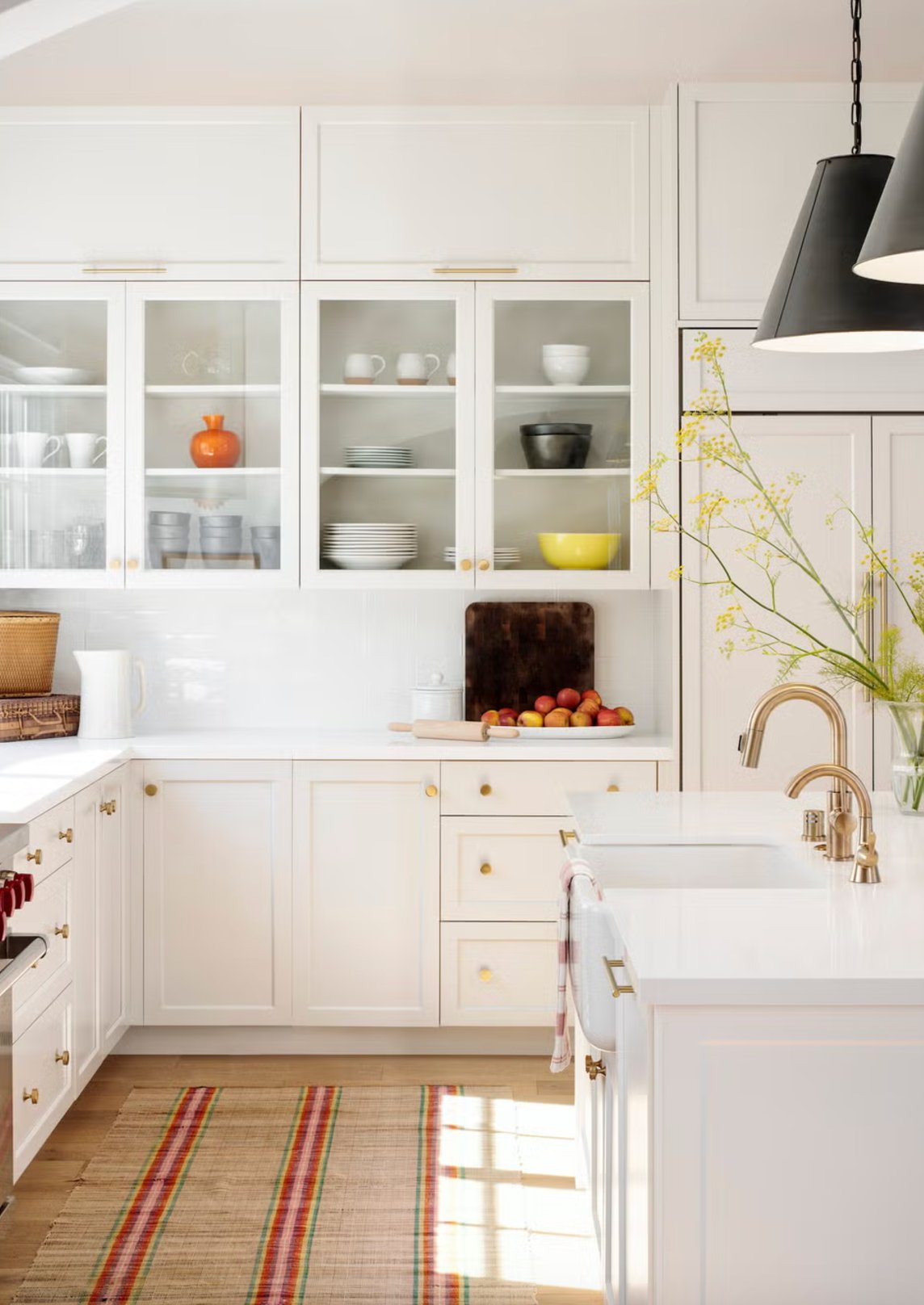 Chantilly Lace by Benjamin Moore kitchen