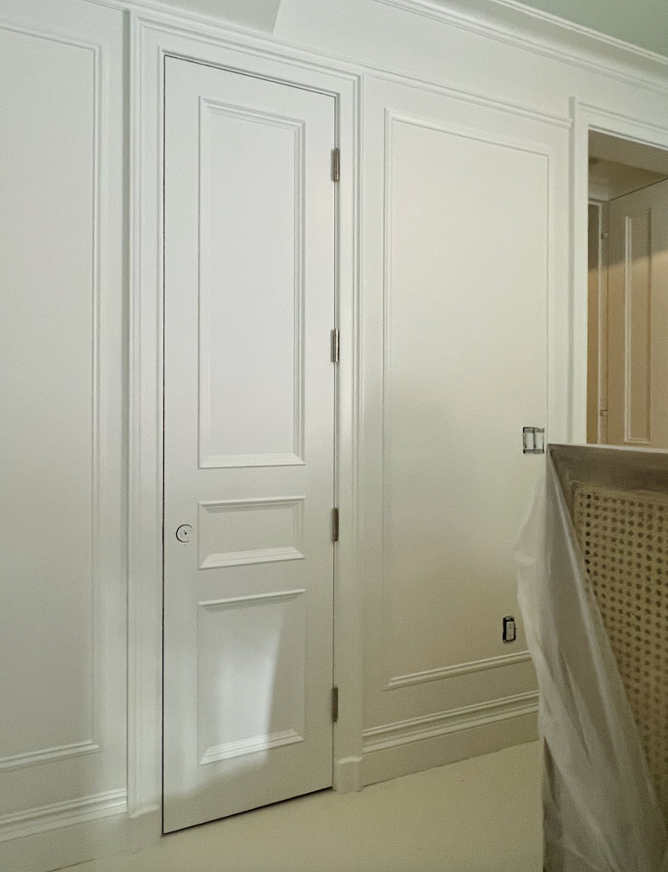 Cotton Balls by Benjamin Moore trim