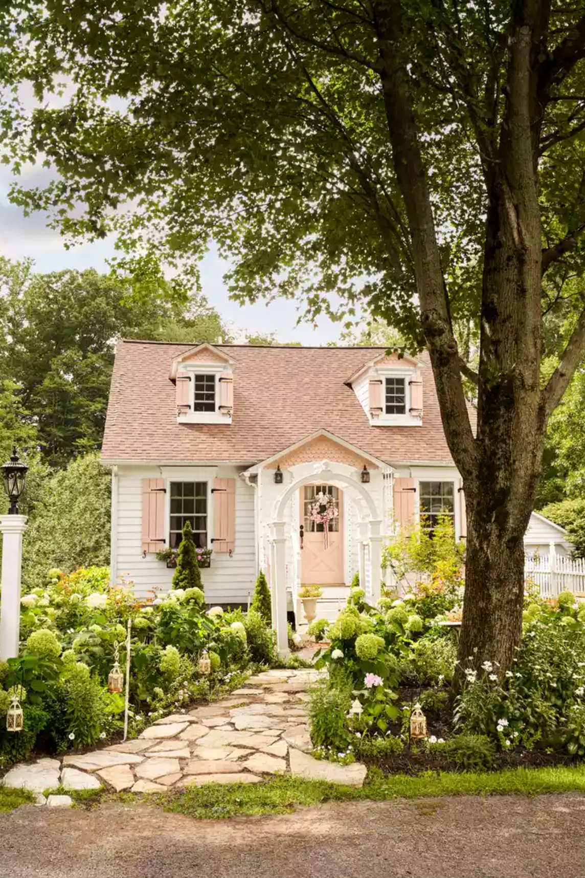 Creamy Peach house exterior
