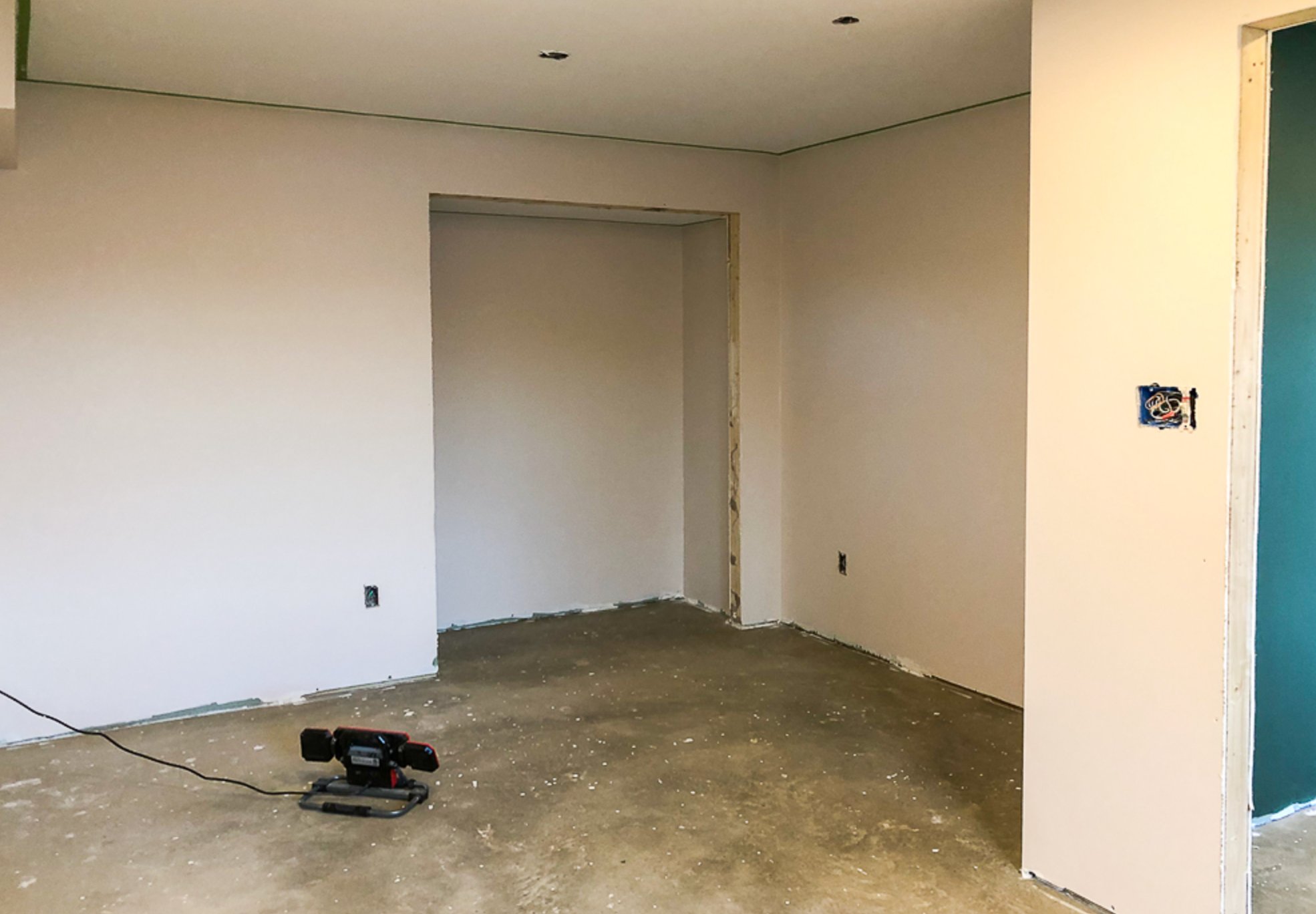 Cultured Pearl by Sherwin Williams basement