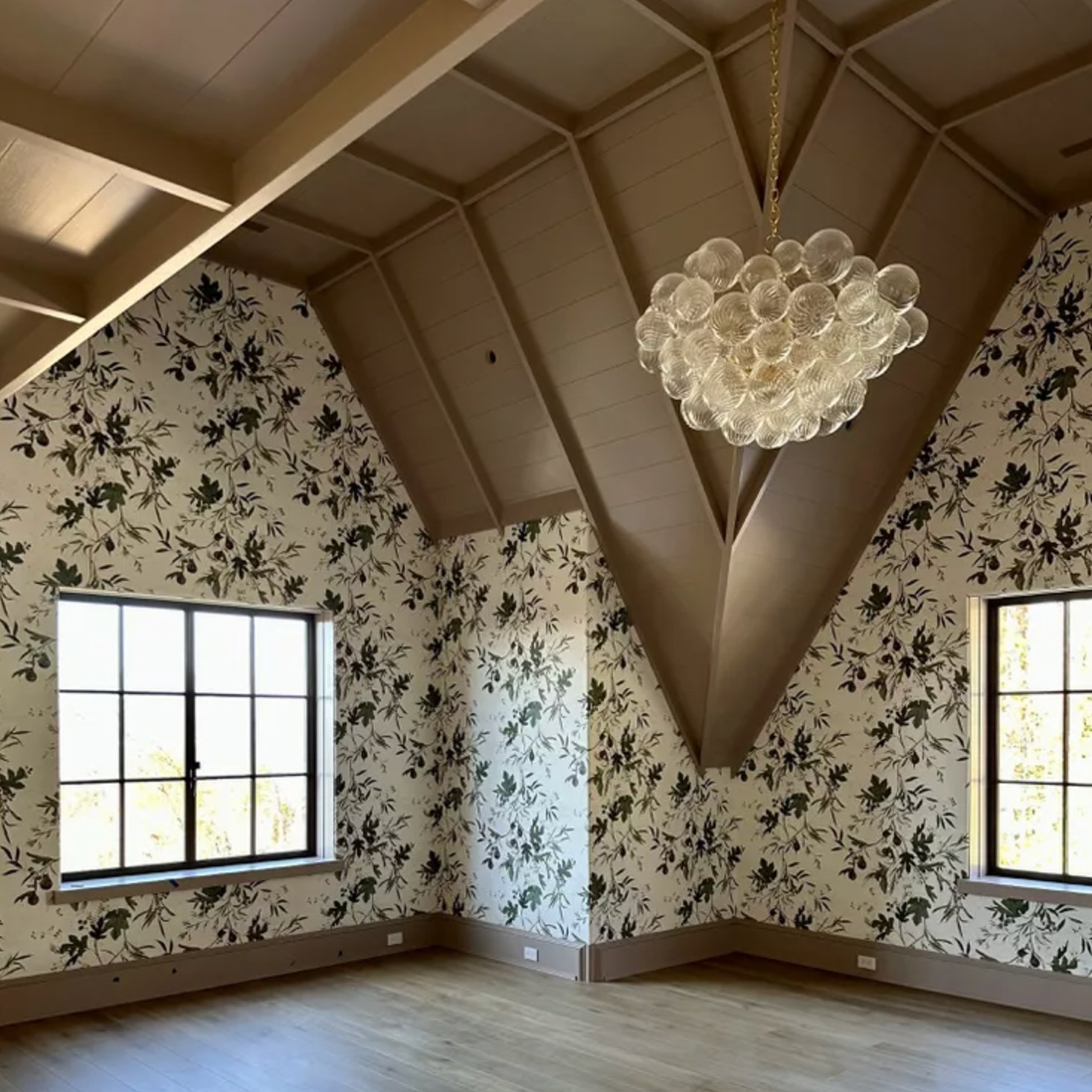 Dead Salmon by Farrow Ball ceiling