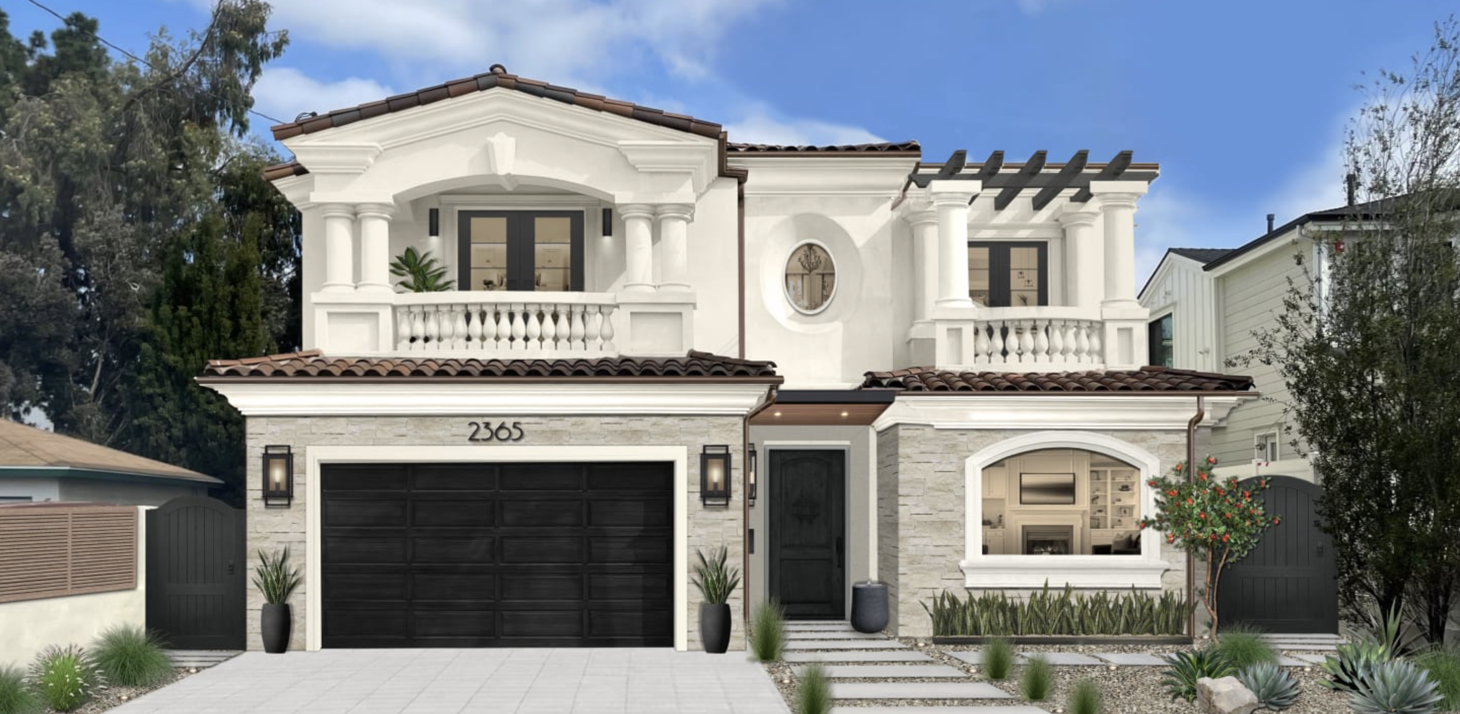 Dover White Exterior House