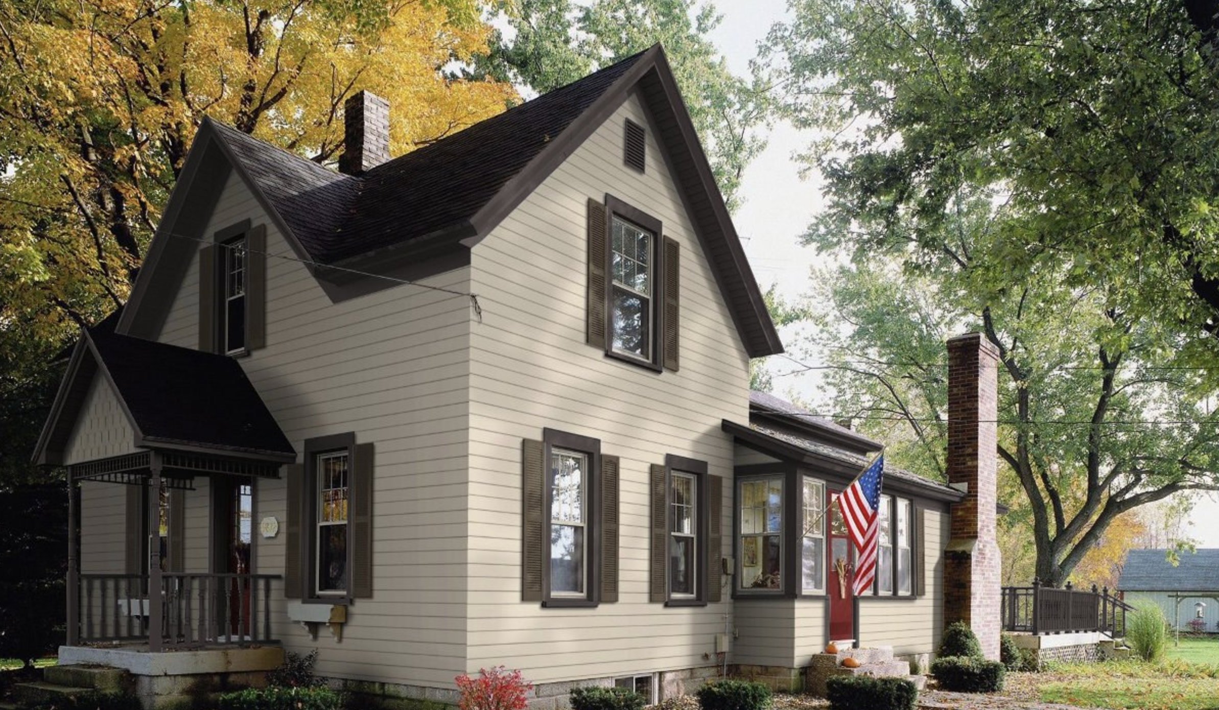 Earth Snow house exterior