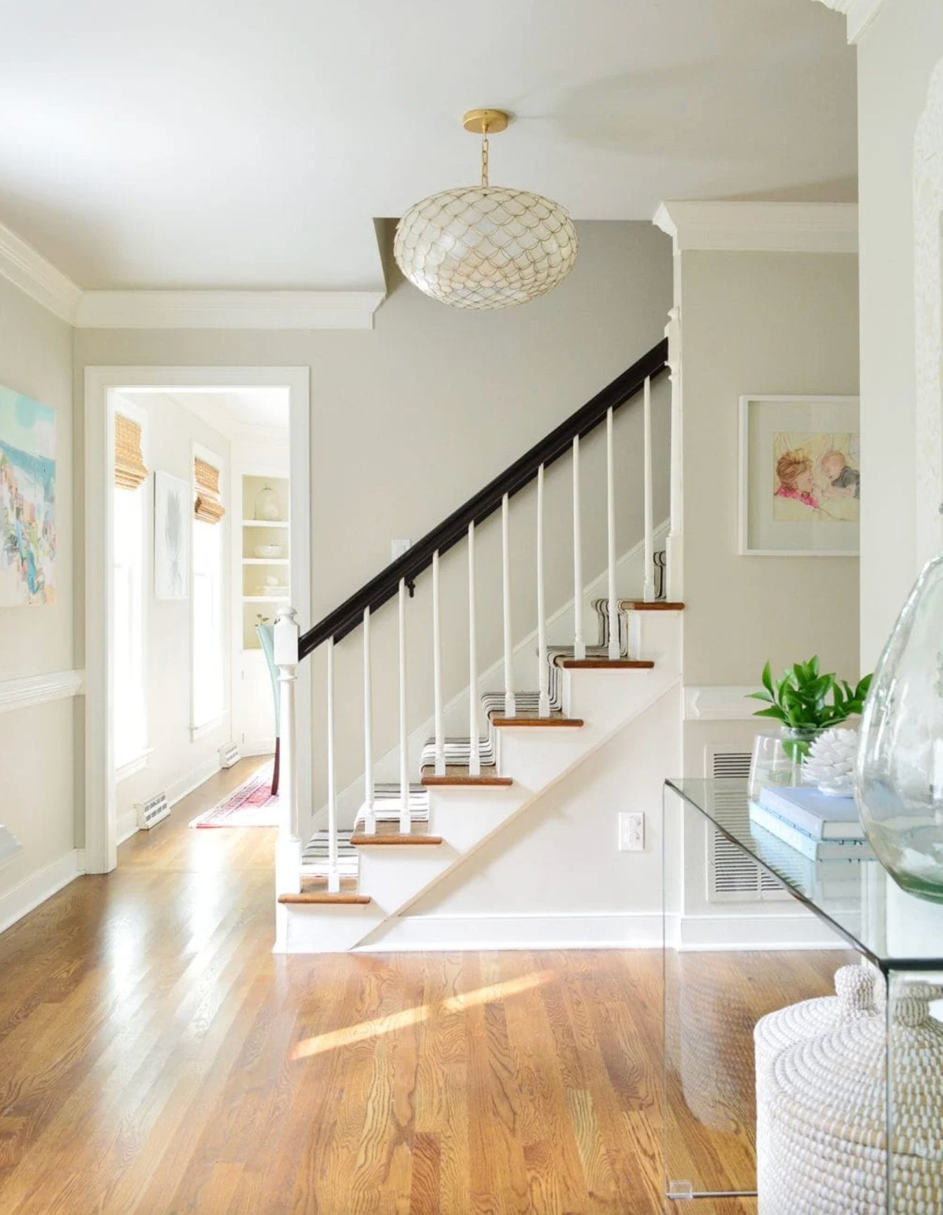 Edgecomb Gray in a room