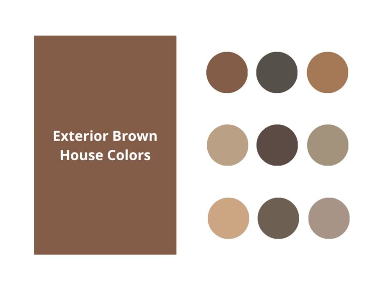 Best Exterior Brown House Colors