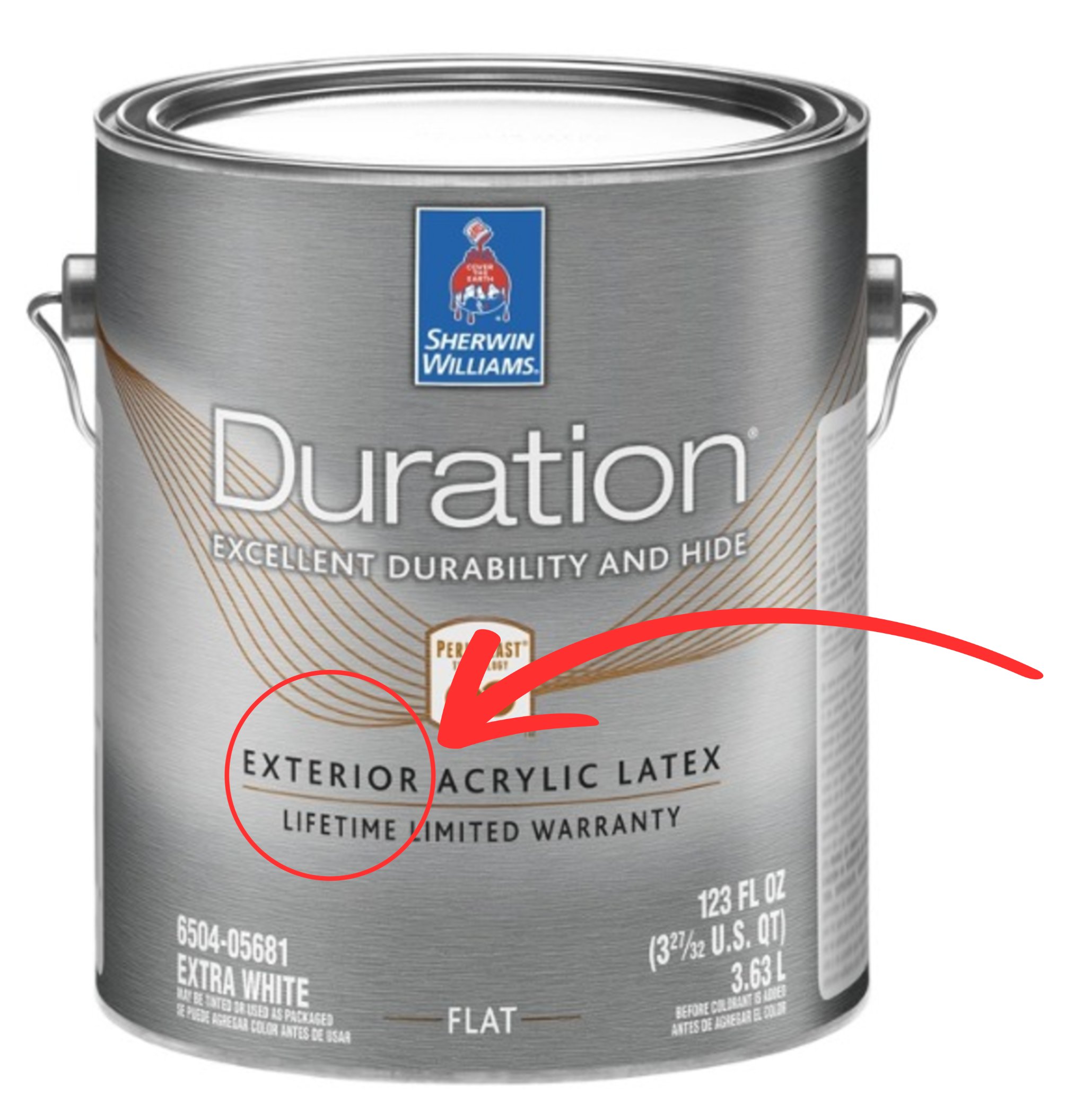 Exterior paint arrows