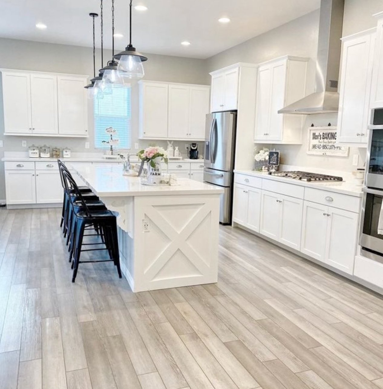 Extra White by Sherwin Williams kitchen