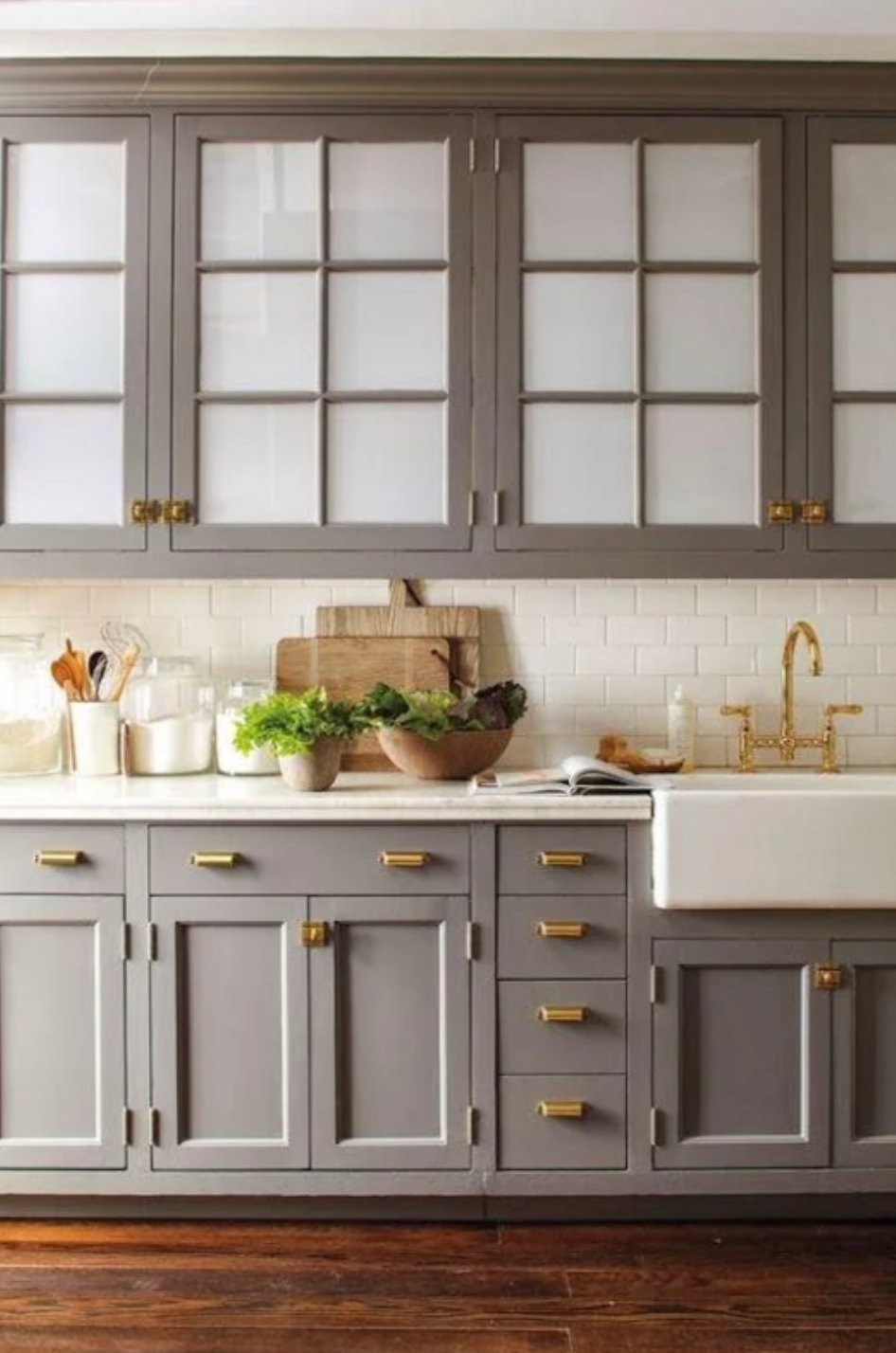 Gray Kitchen Cabinets