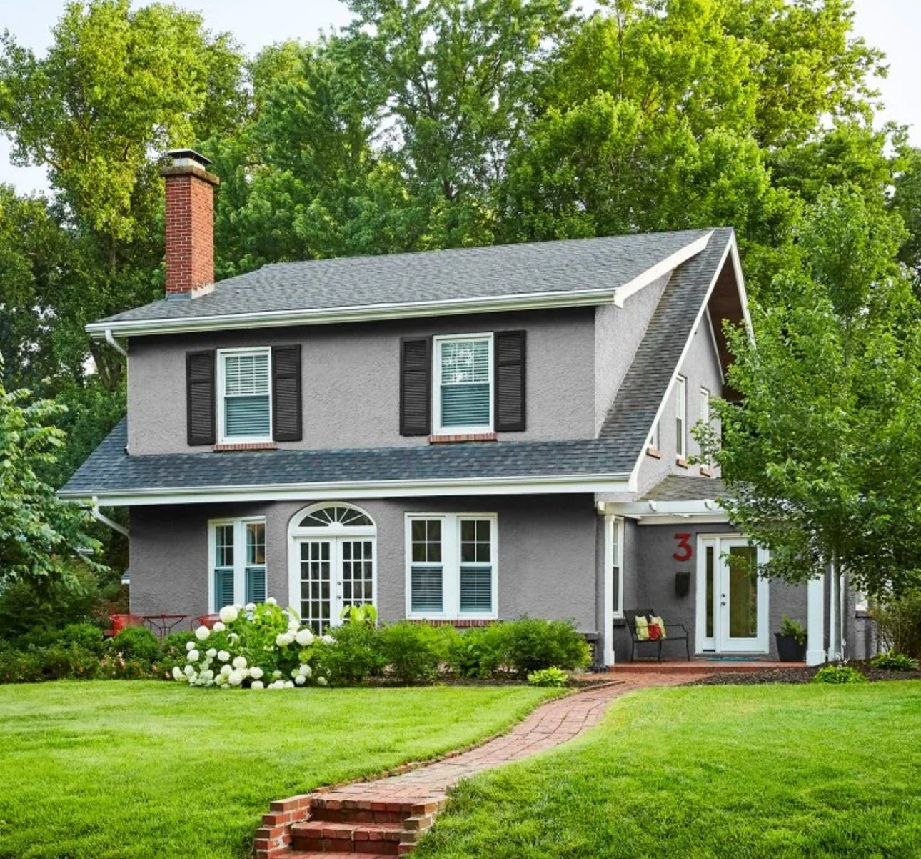Gray home exterior