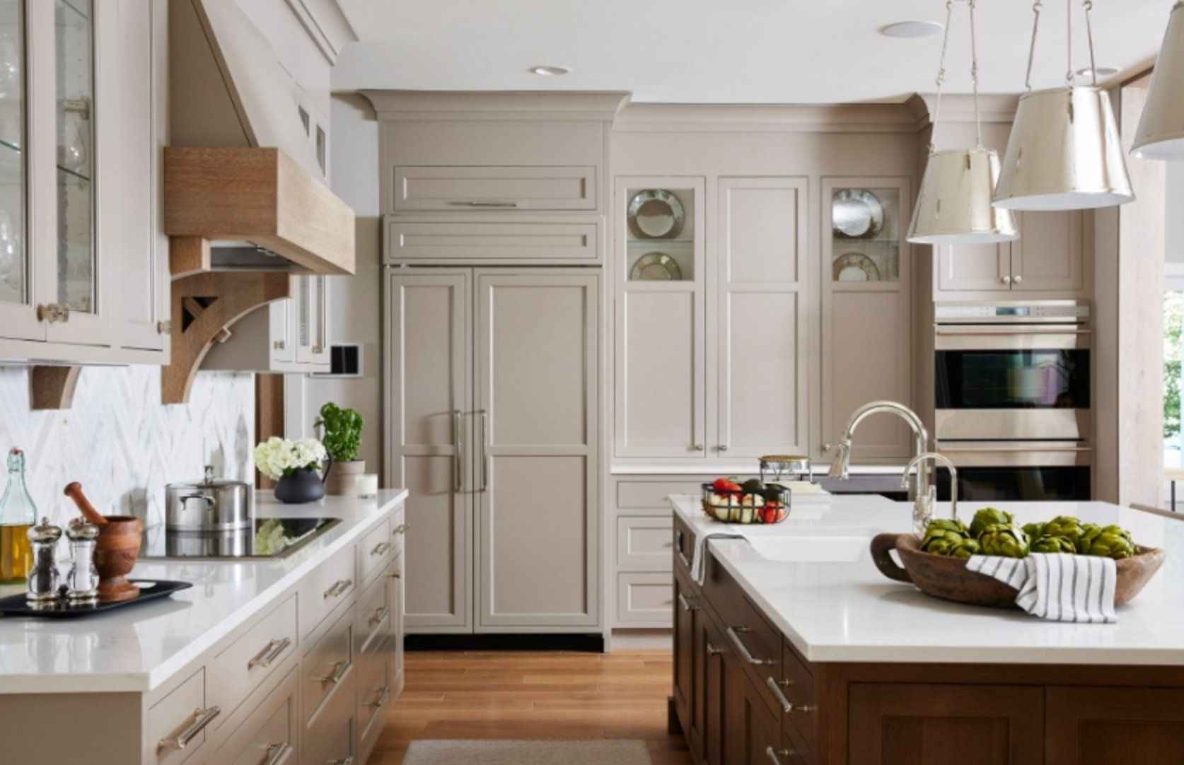 Greige Kitchen Cabinets 2