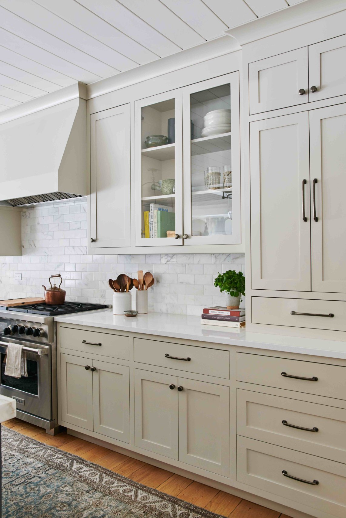 Greige Kitchen Cabinets