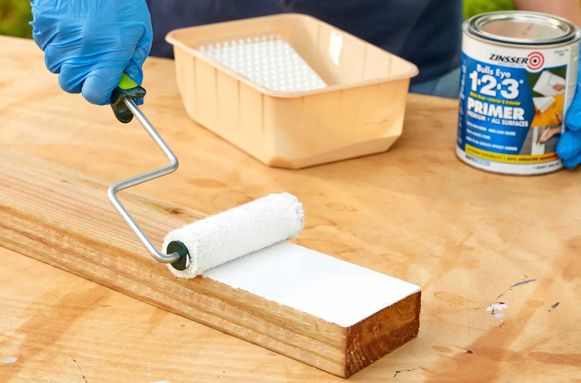 Testing moisture level on pressure-treated wood