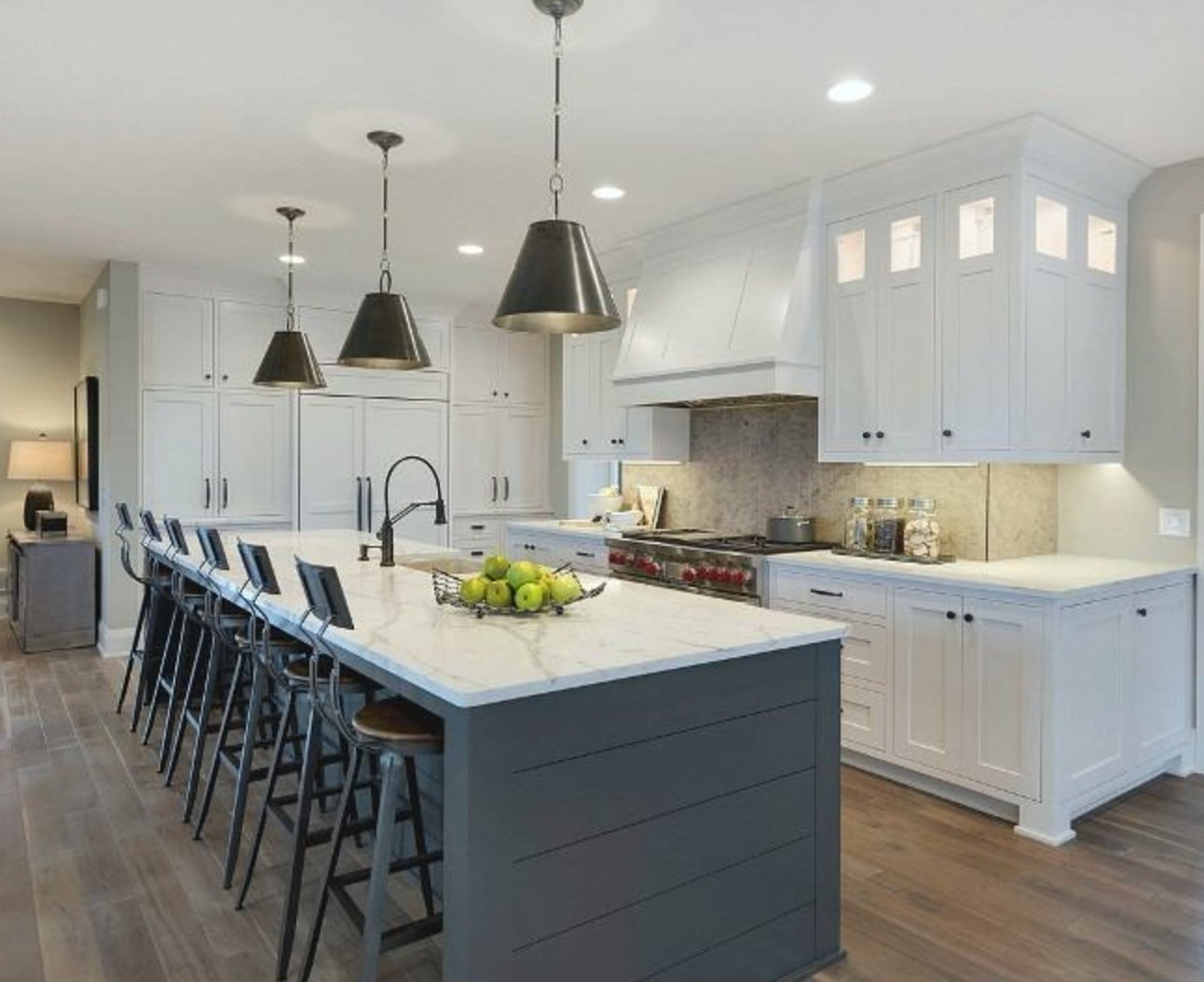 Iron Ore by Sherwin Williams kitchen