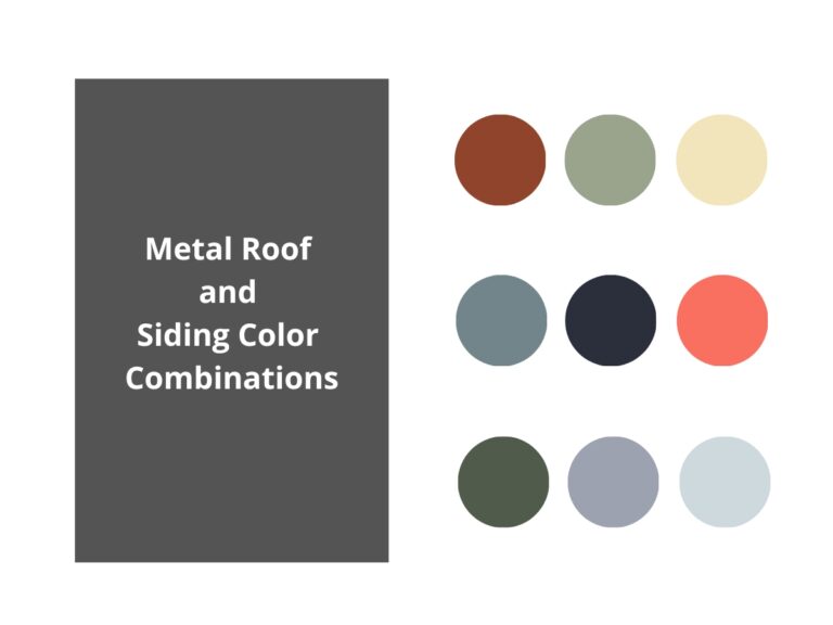 Metal Roof and Siding Color Combinations