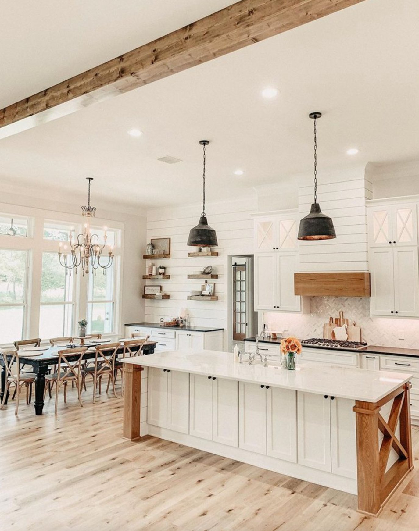 Origami White by Sherwin Williams kitchen