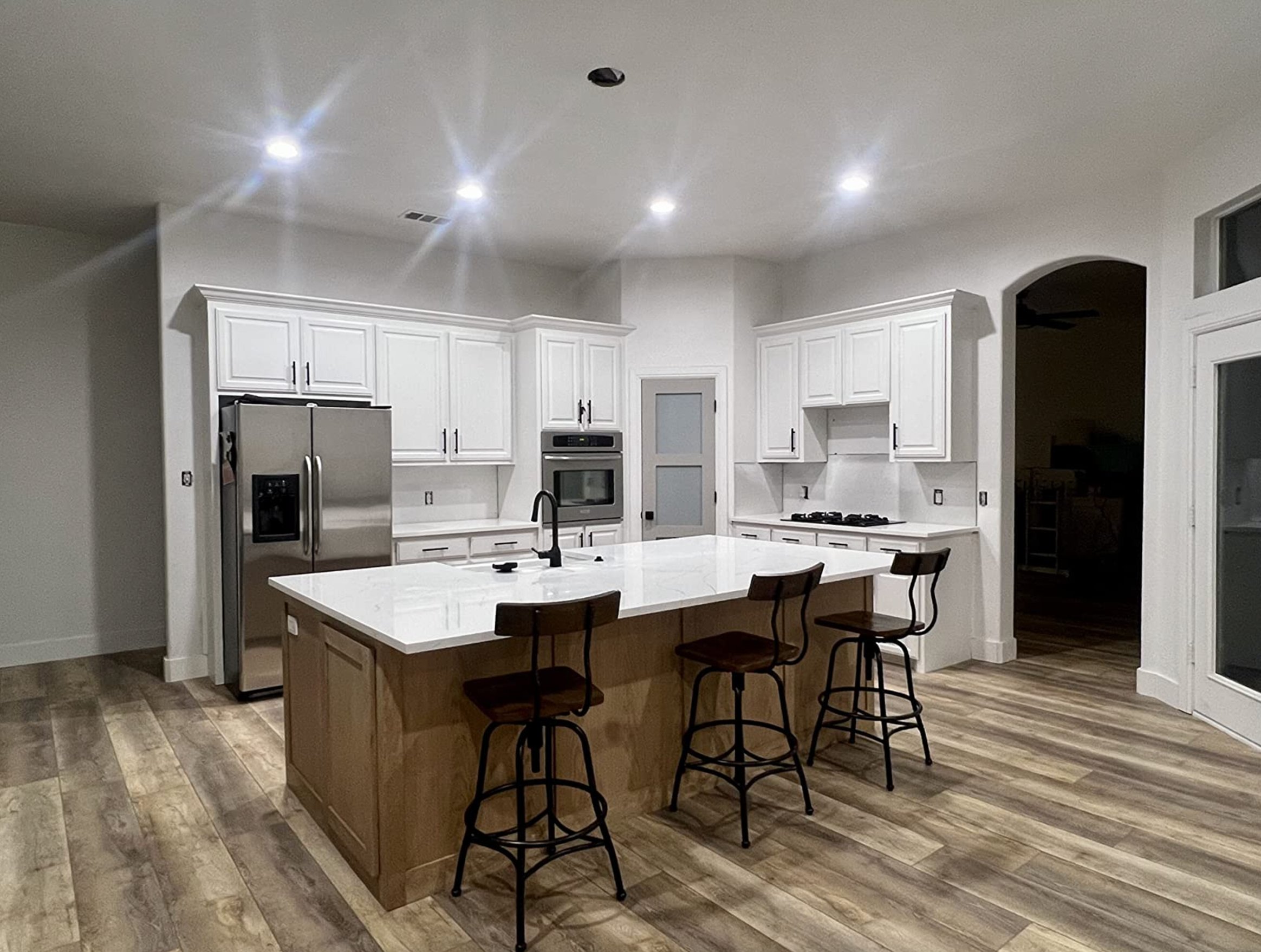 Paint sprayer kitchen