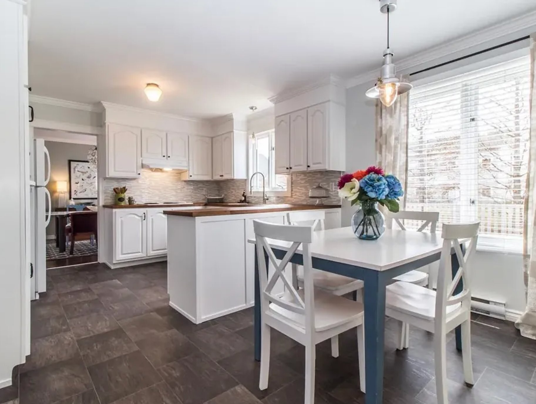 Paper White by Benjamin Moore kitchen 2