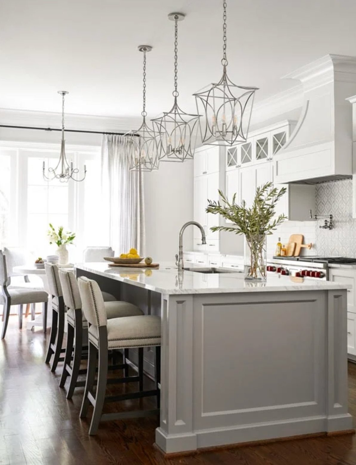 Paper White by Benjamin Moore kitchen cabinets