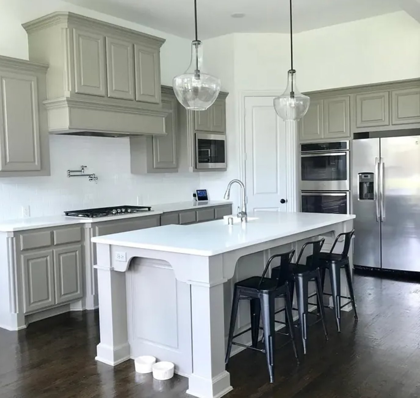 Pavestone by Sherwin-Williams kitchen cabinets