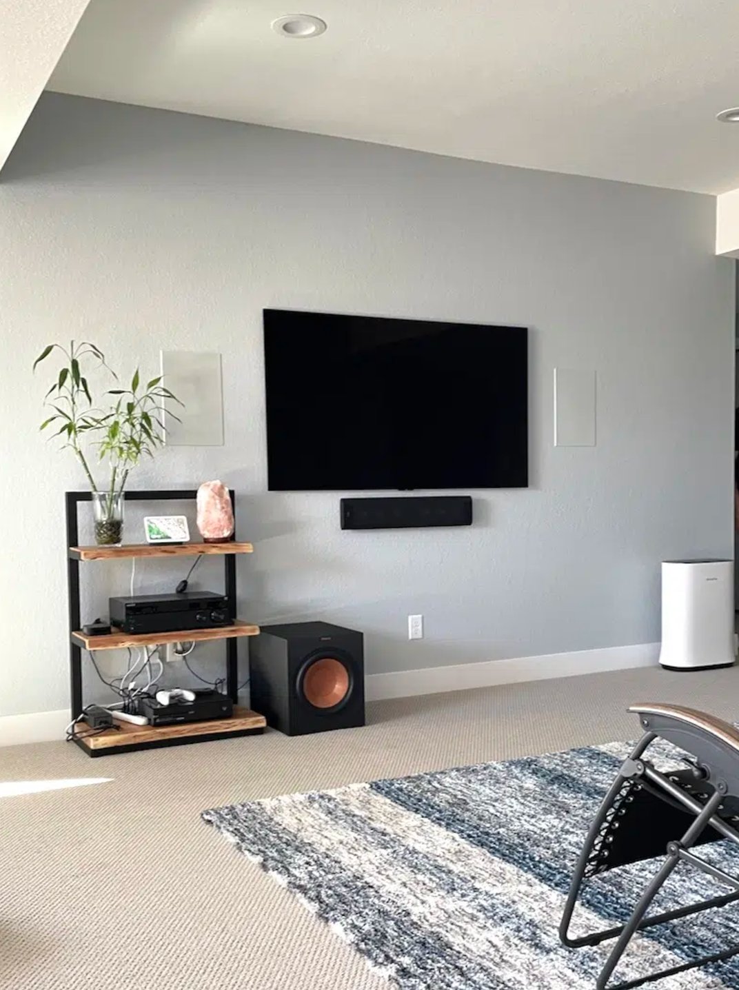 Pebble Beach by Benjamin Moore basement 2