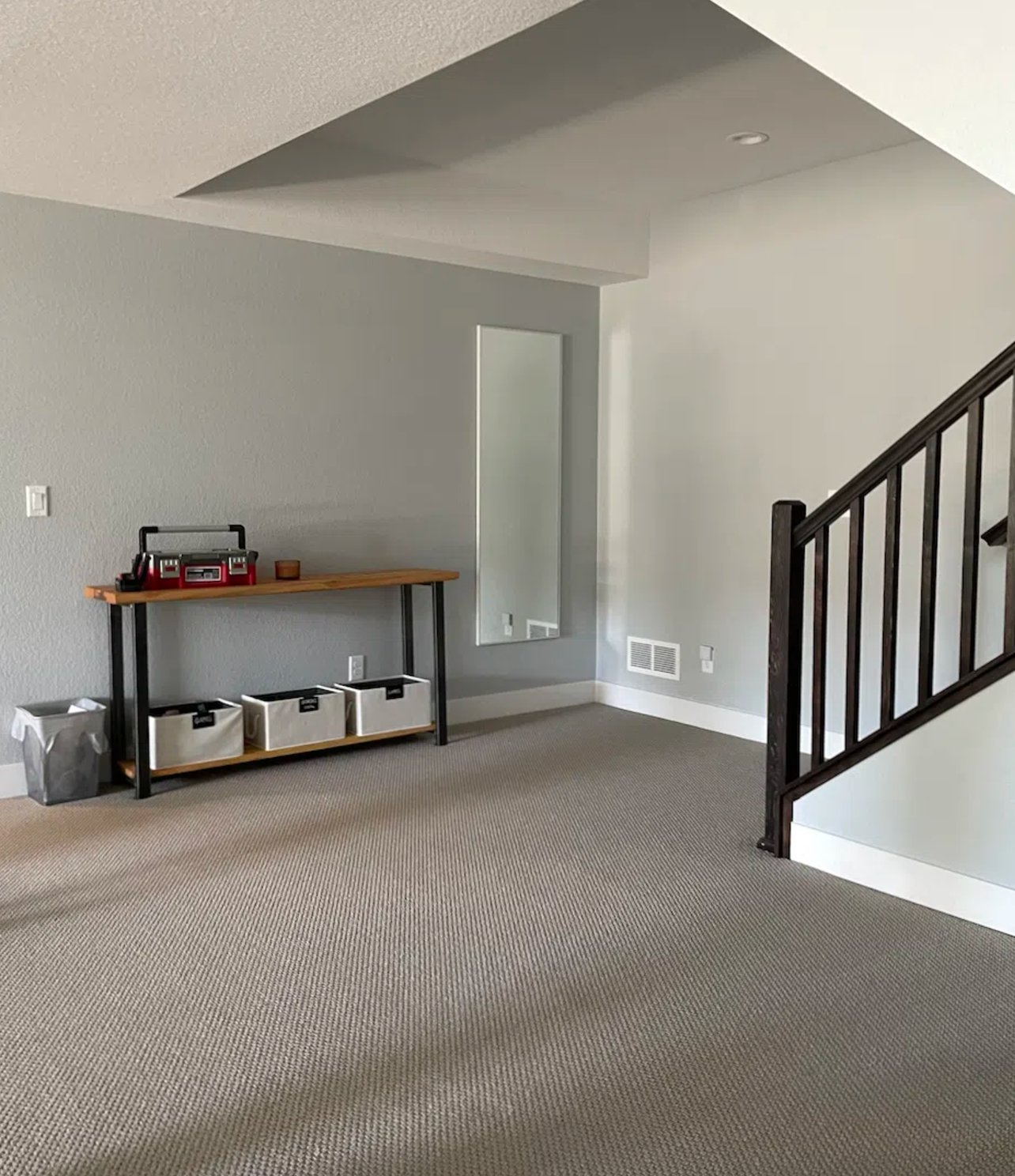 Pebble Beach by Benjamin Moore basement