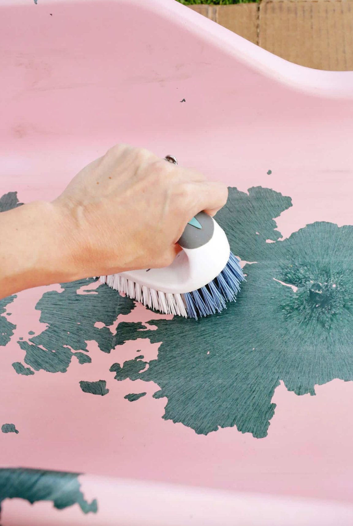 Plastic painting step 1 - cleaning