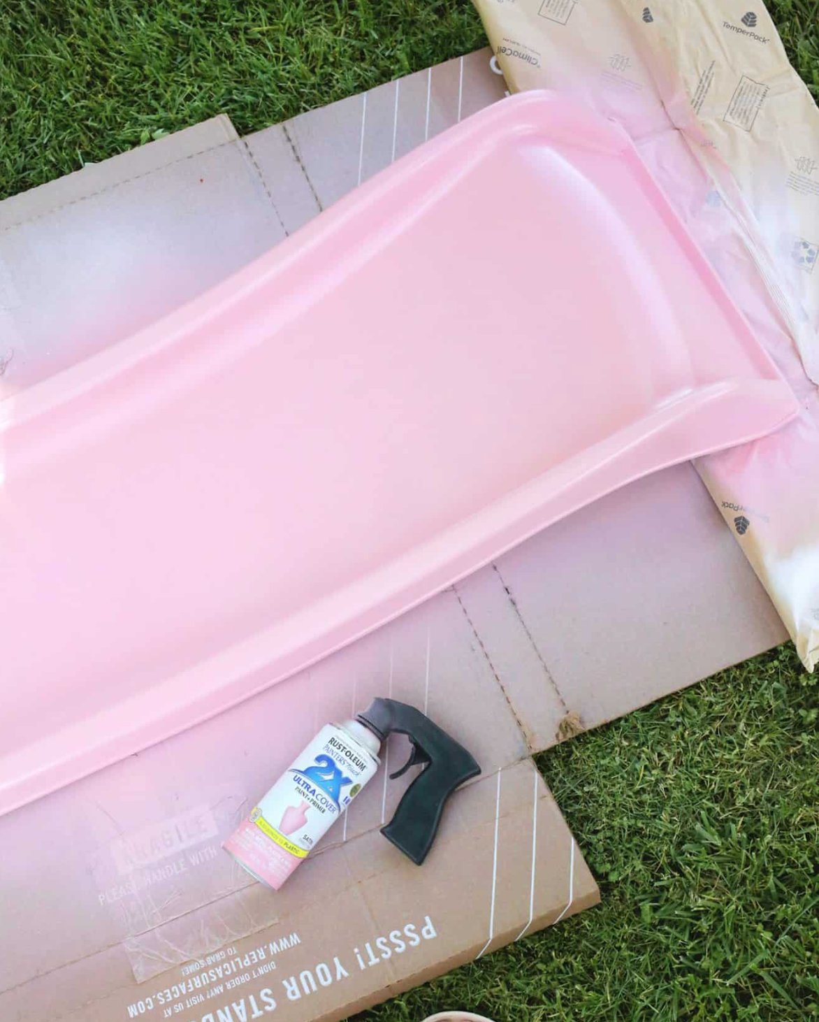 Plastic painting step 3 - priming