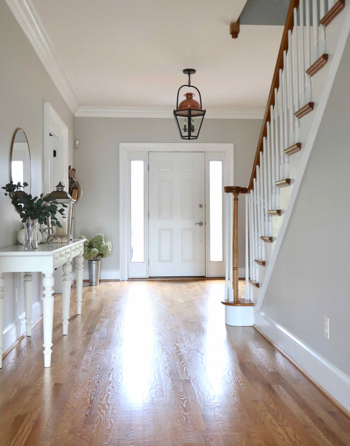Agreeable Gray by Sherwin Williams lighting impact
