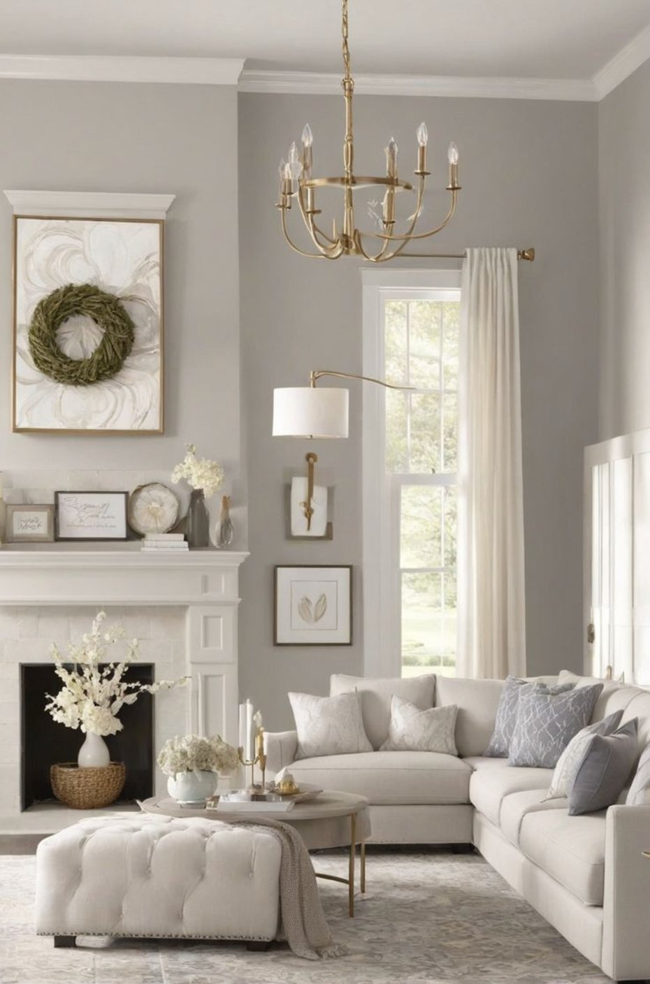 Agreeable Gray by Sherwin Williams living room