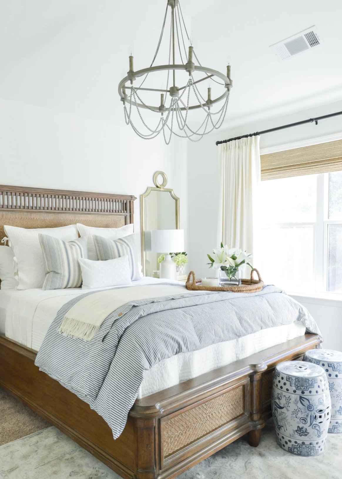 Alabaster by Sherwin Williams bedroom