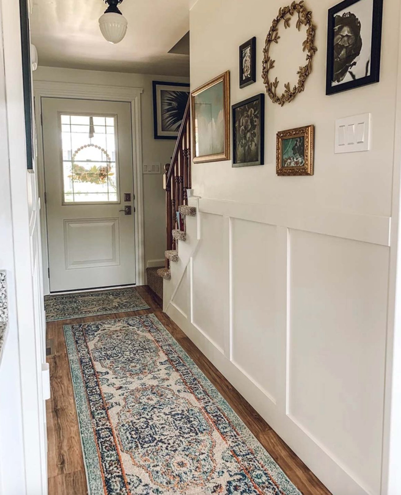 Alabaster by Sherwin Williams in hallway