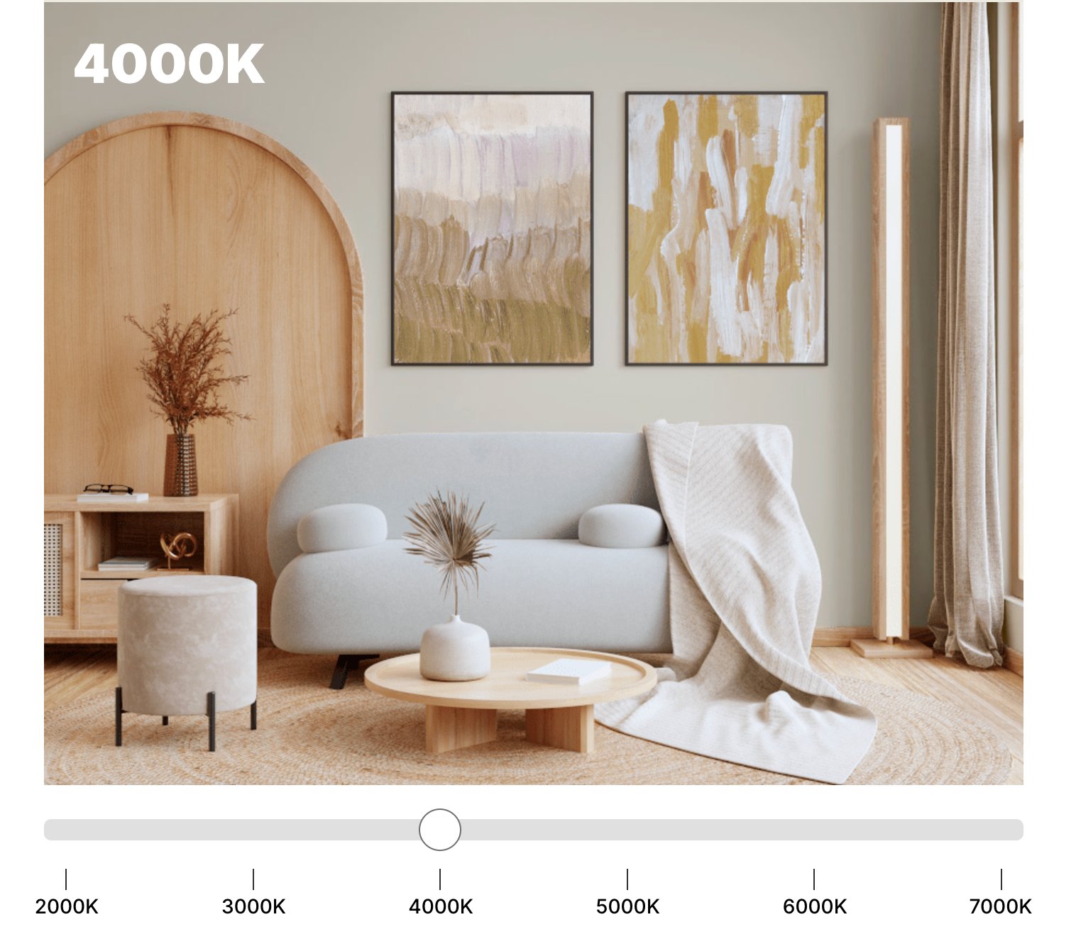 Alabaster by Sherwin Williams lighting