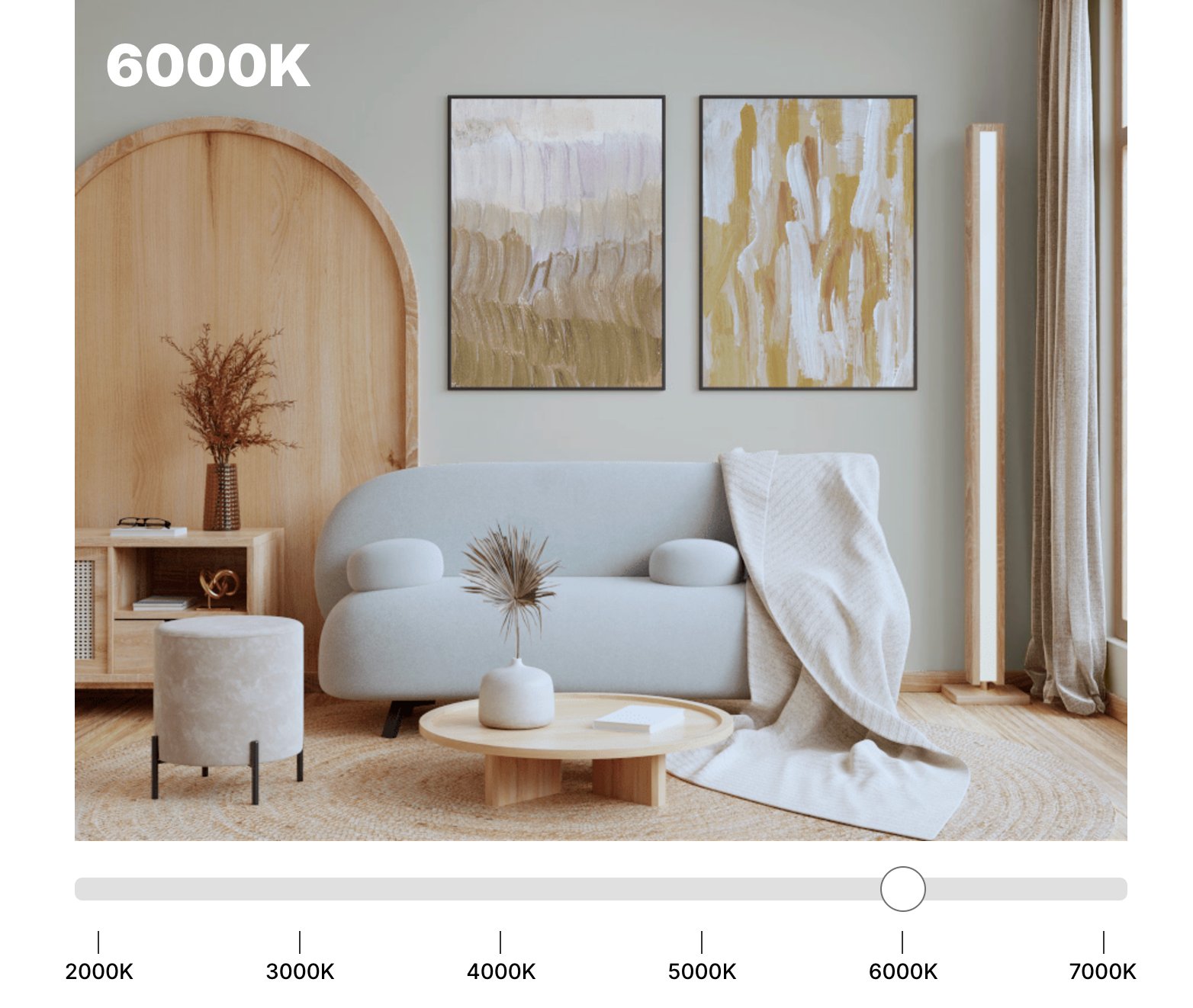 Alabaster by Sherwin Williams lighting