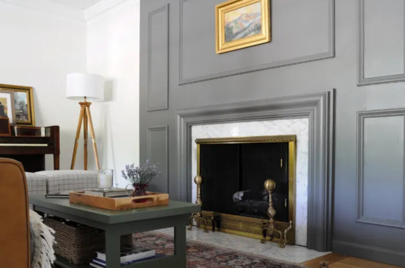 SW Alabaster in a living room