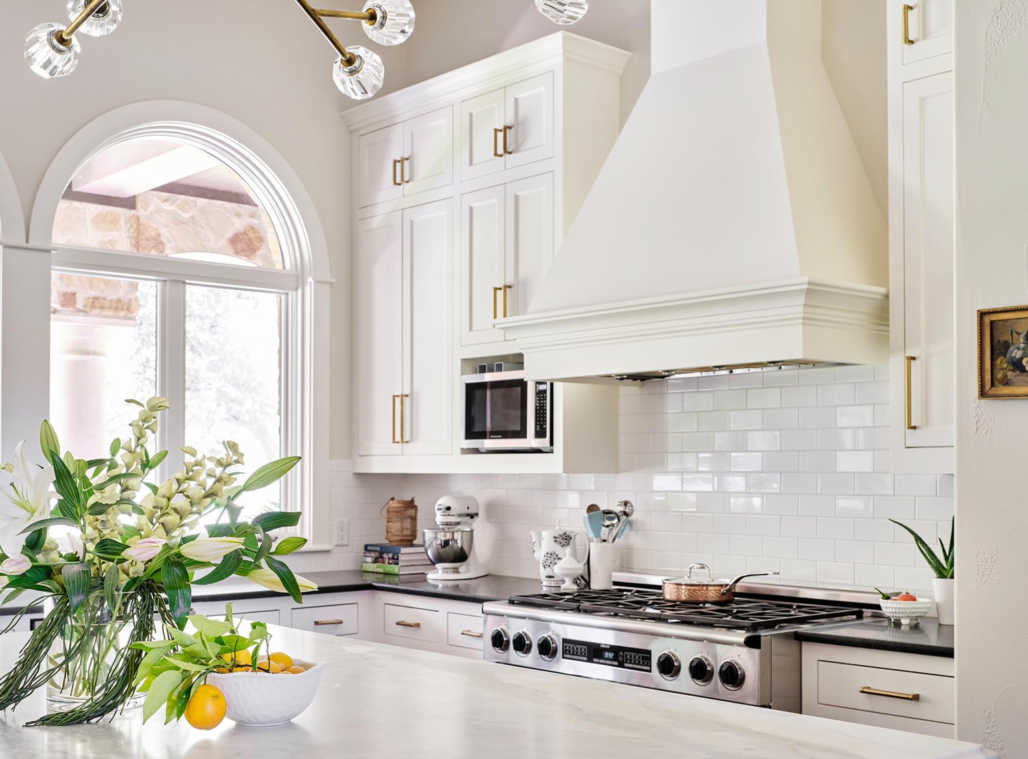Greek Villa by Sherwin Williams kitchen