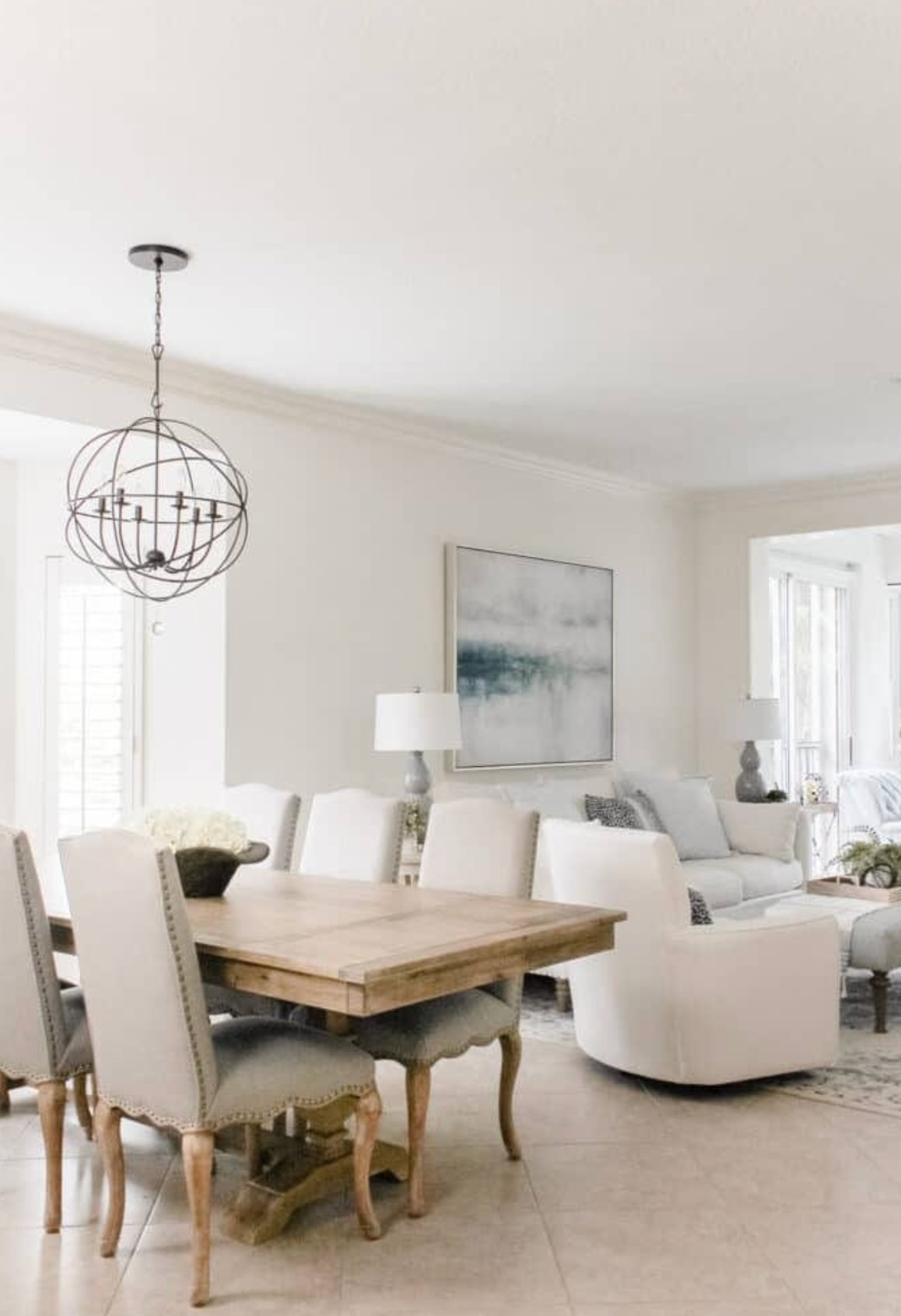 Greek Villa by Sherwin Williams living room