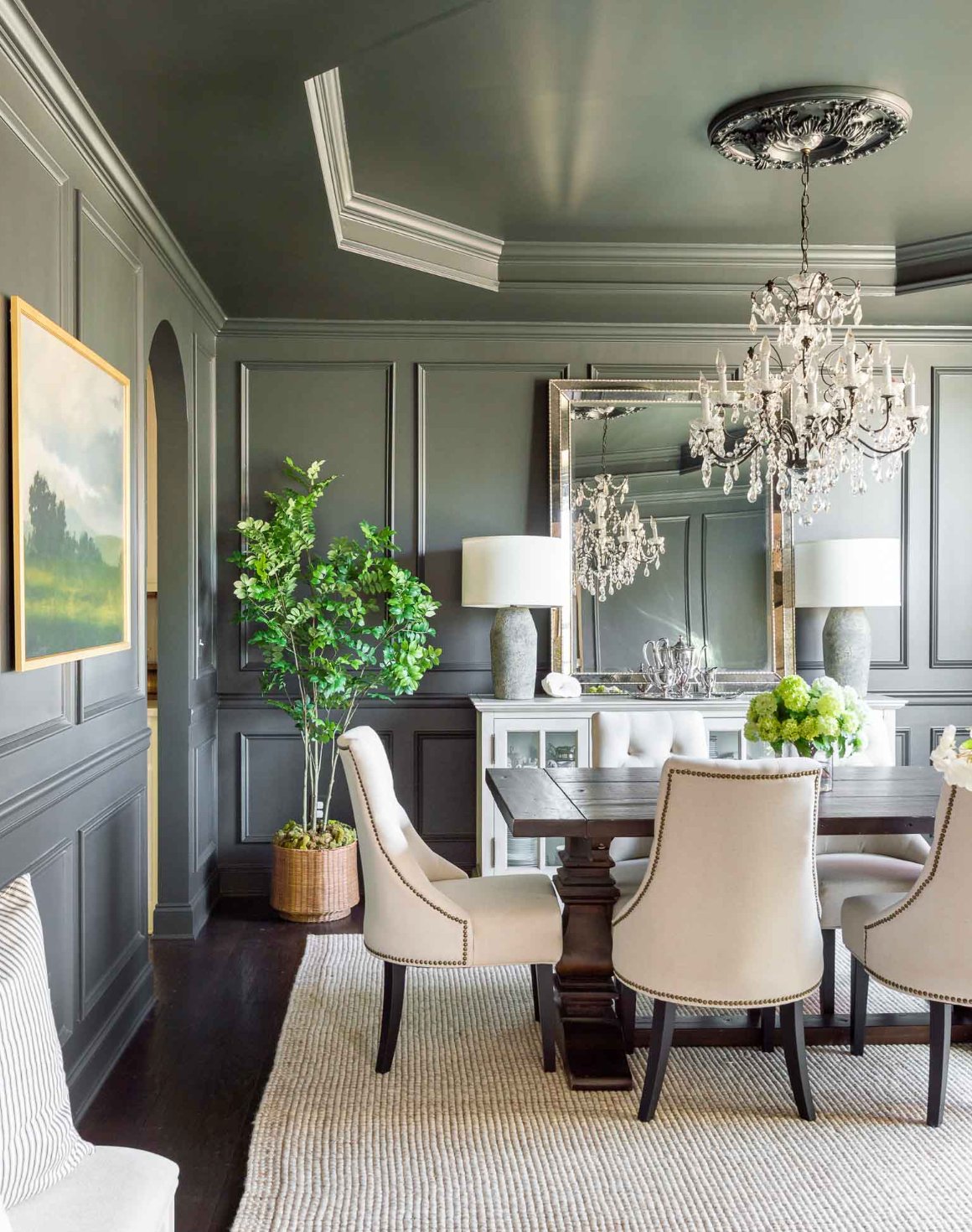 Iron Ore by Sherwin Williams lighting impact