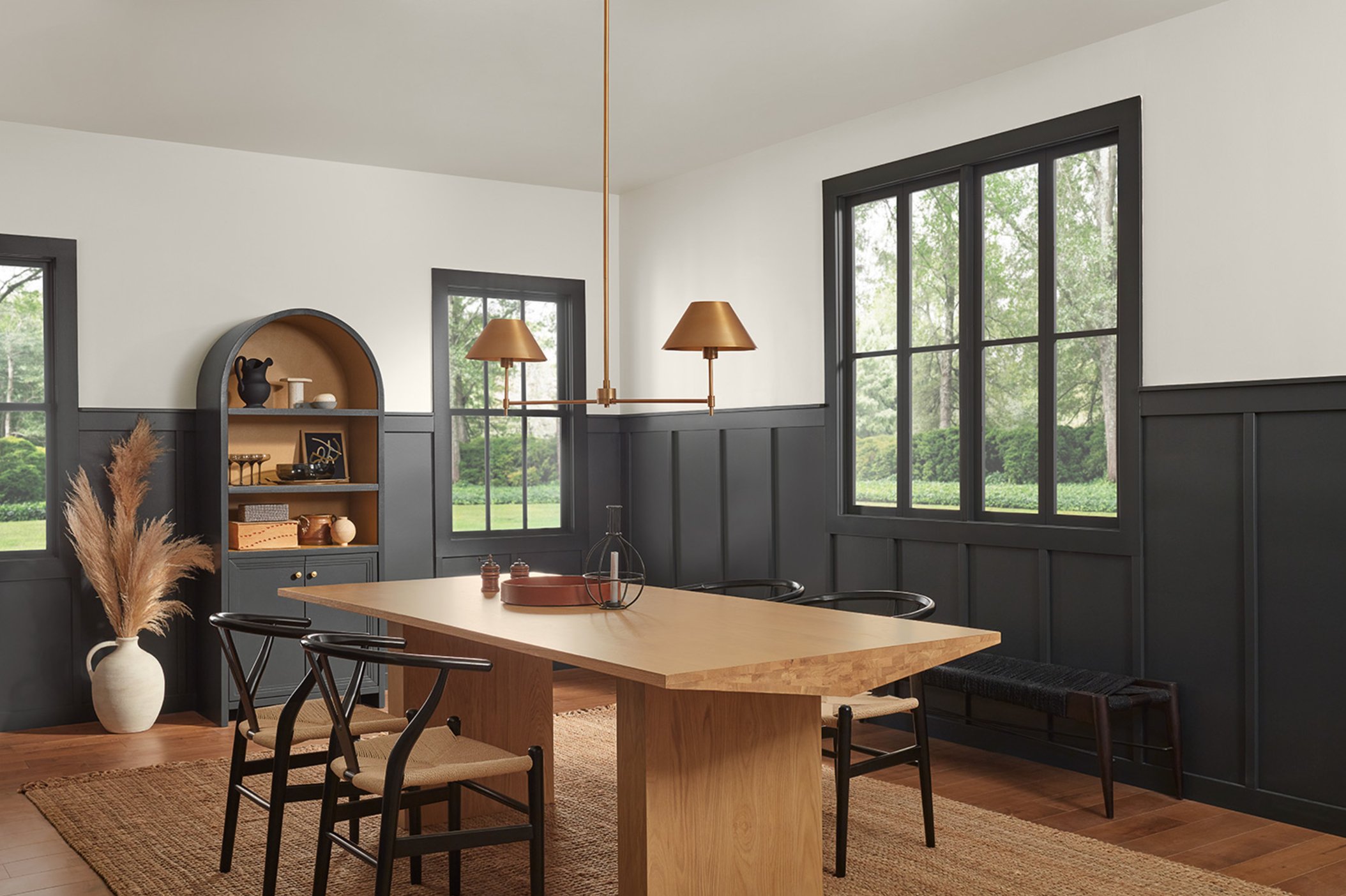Iron Ore by Sherwin Williams in living room