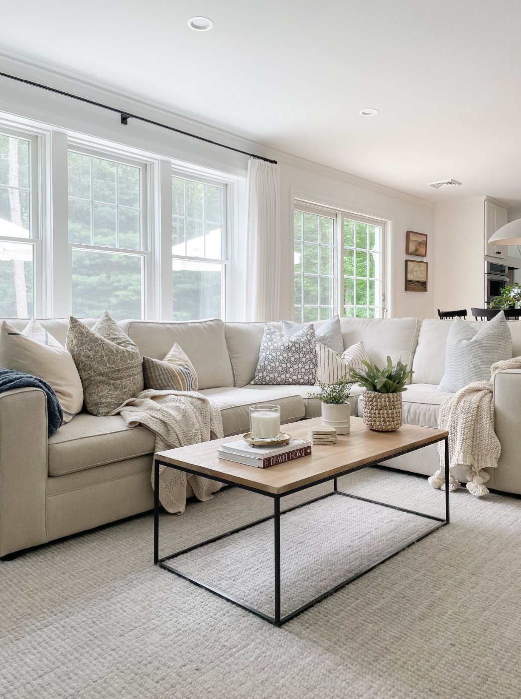 Pure White by Sherwin Williams in living room