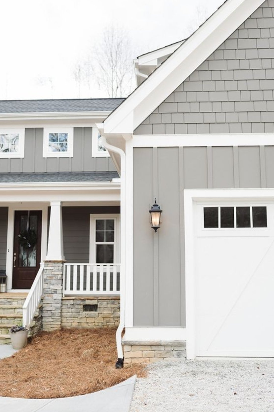 Repose Gray by Sherwin Williams exterior