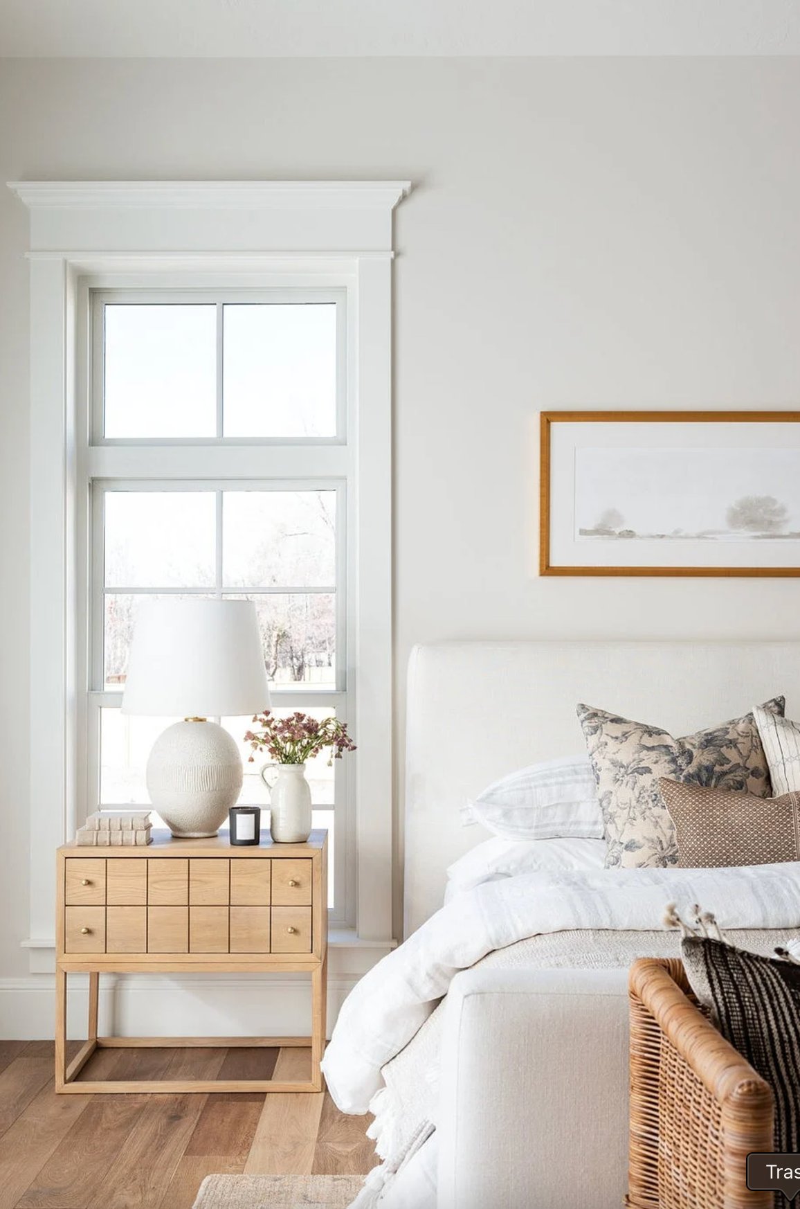 Shoji White by Sherwin Williams in bedroom